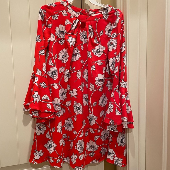 GB girls red floral dress - Picture 1 of 4